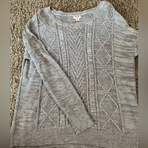 Target Mossimo Gray Pullover Sweater